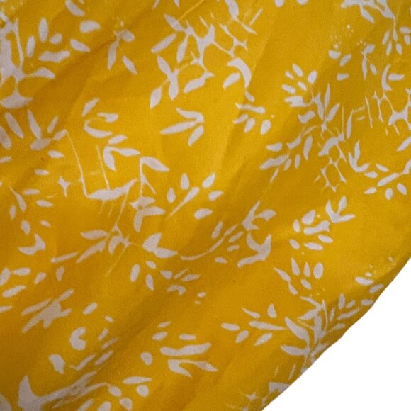 Natalie Martin Silk Mini Tunic Dress Floral Lightweight Pull-On Boho Cover-Up - Picture 8 of 11